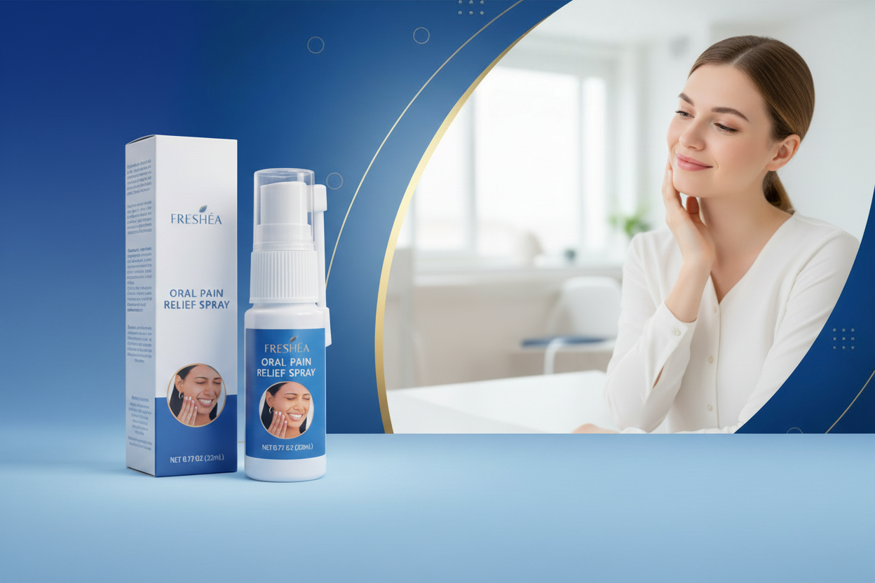 Blue Botanical Banner