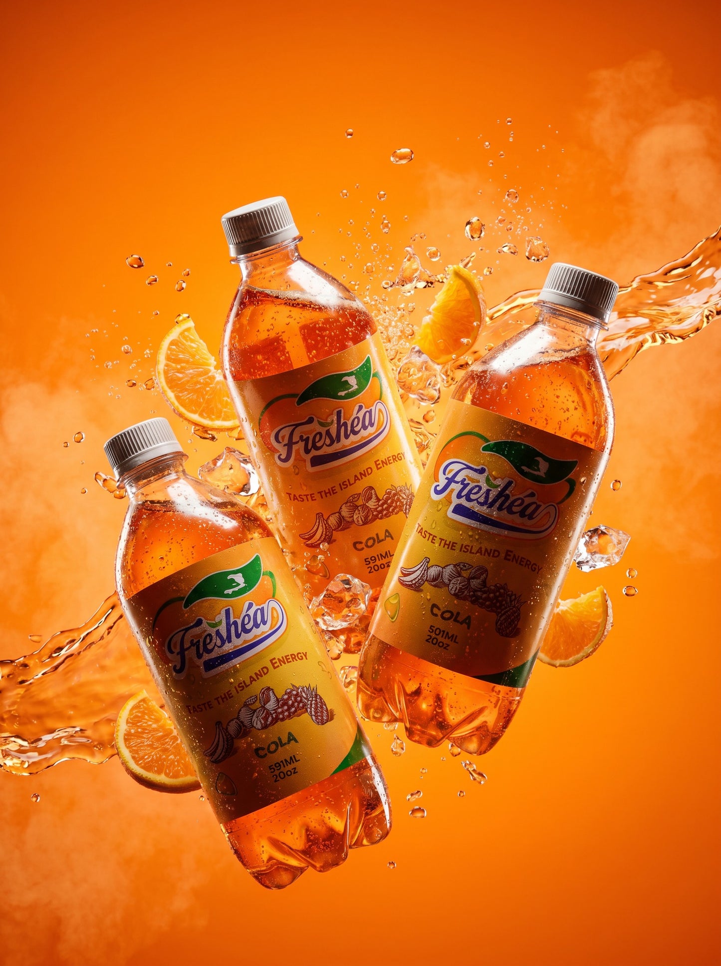FRESHÉA Cola Champagne Soda – Caribbean Flavor